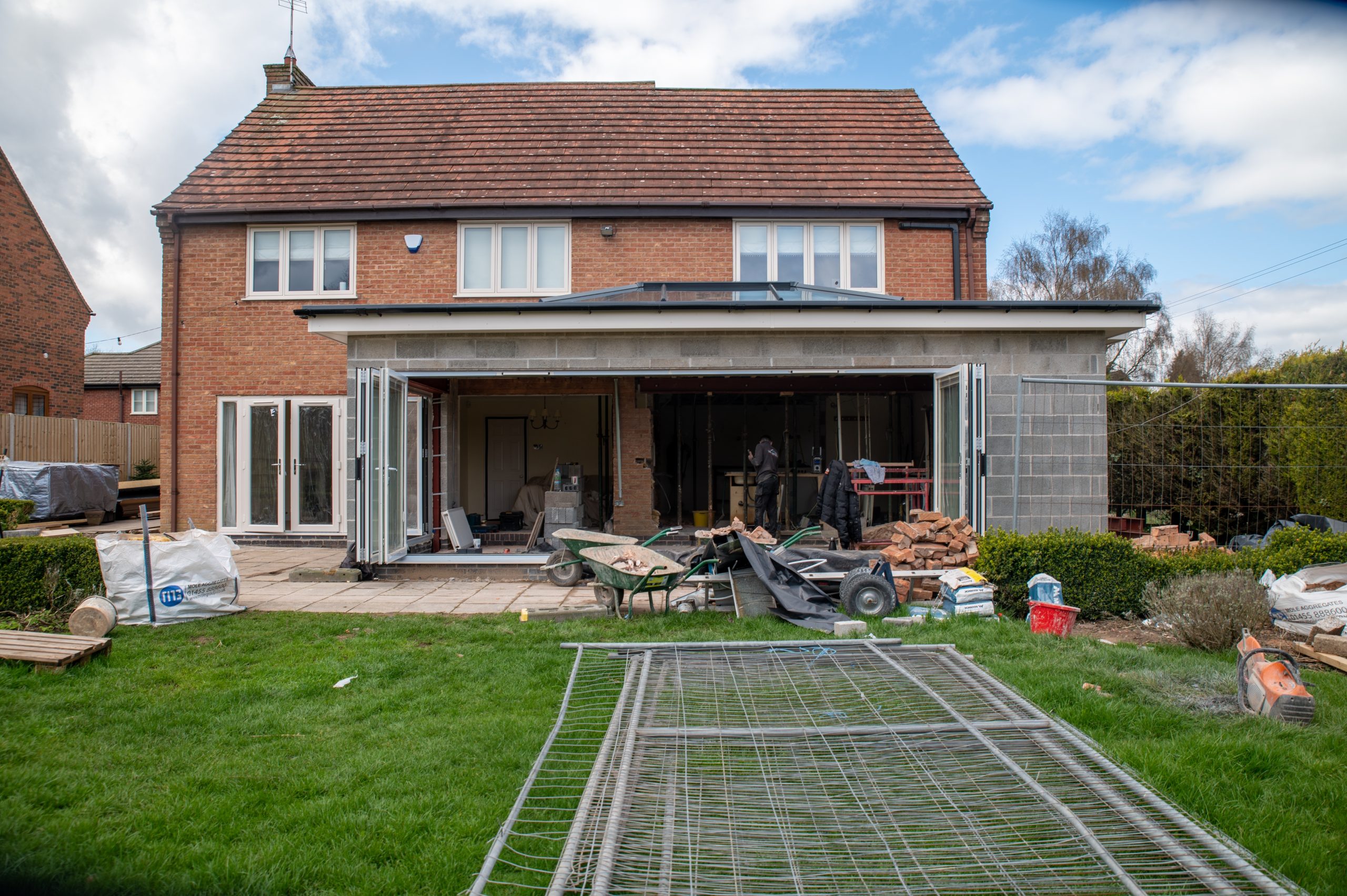 Lutterworth,,Leicestershire,,Uk ,April,06,2023 ,Construction,And,Building,Work